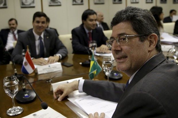 Ministro da Fazenda, Joaquim Levy, durante encontro que antecede a cúpula do Mercosul em Brasília, nesta quinta-feira (Foto: REUTERS/Ueslei Marcelino)