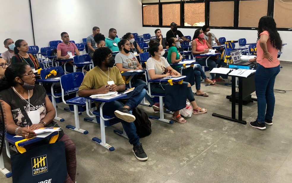 Mais de 12 mil pessoas come&ccedil;am a ser capacitadas para atuar em coleta domiciliar na Bahia &mdash; Foto: Divulga&ccedil;&atilde;o/IBGE