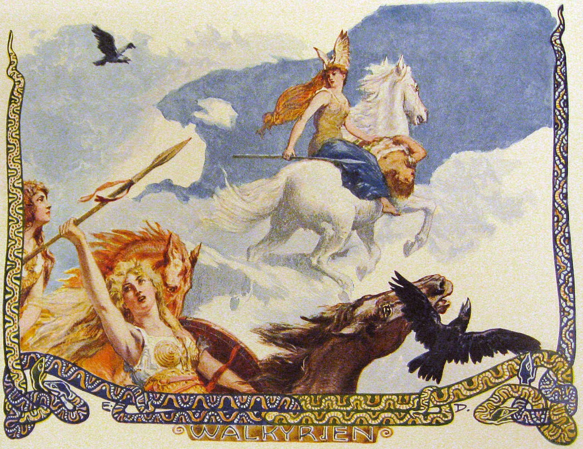 De acordo com a mitologia, as Valquírias levavam os guerreiros mortos ao salão de Odin (Foto: Reprodução)