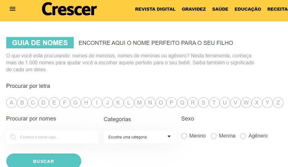 Nomes masculinos e nomes femininos - Revista Crescer