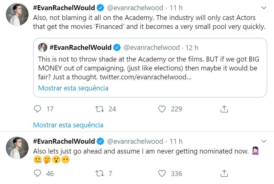 Evan Rachel Wood (Foto: Twitter)