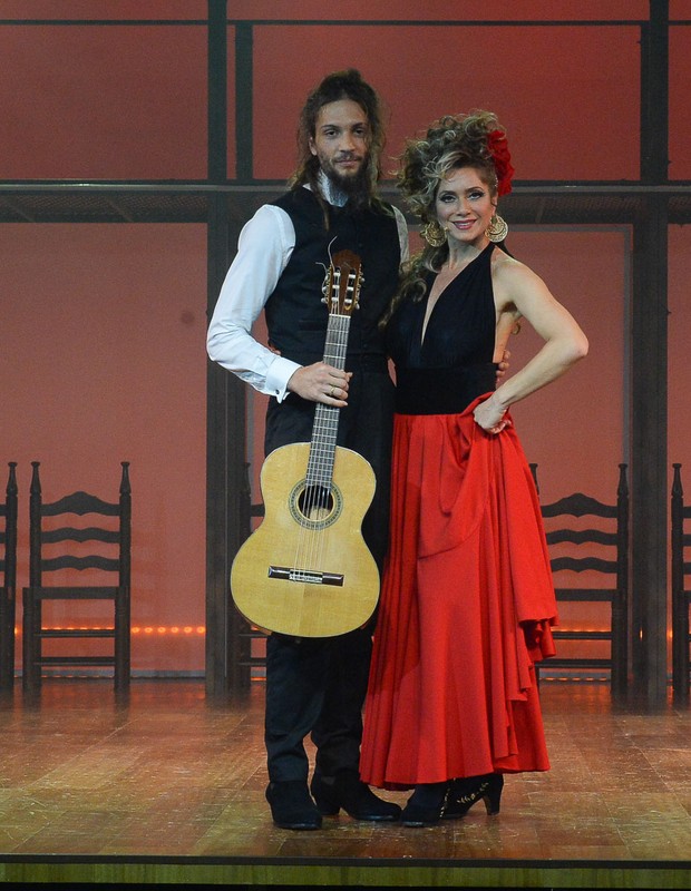 Leticia Spiller e namorado (Foto: Francisco Cepeda/AgNews)