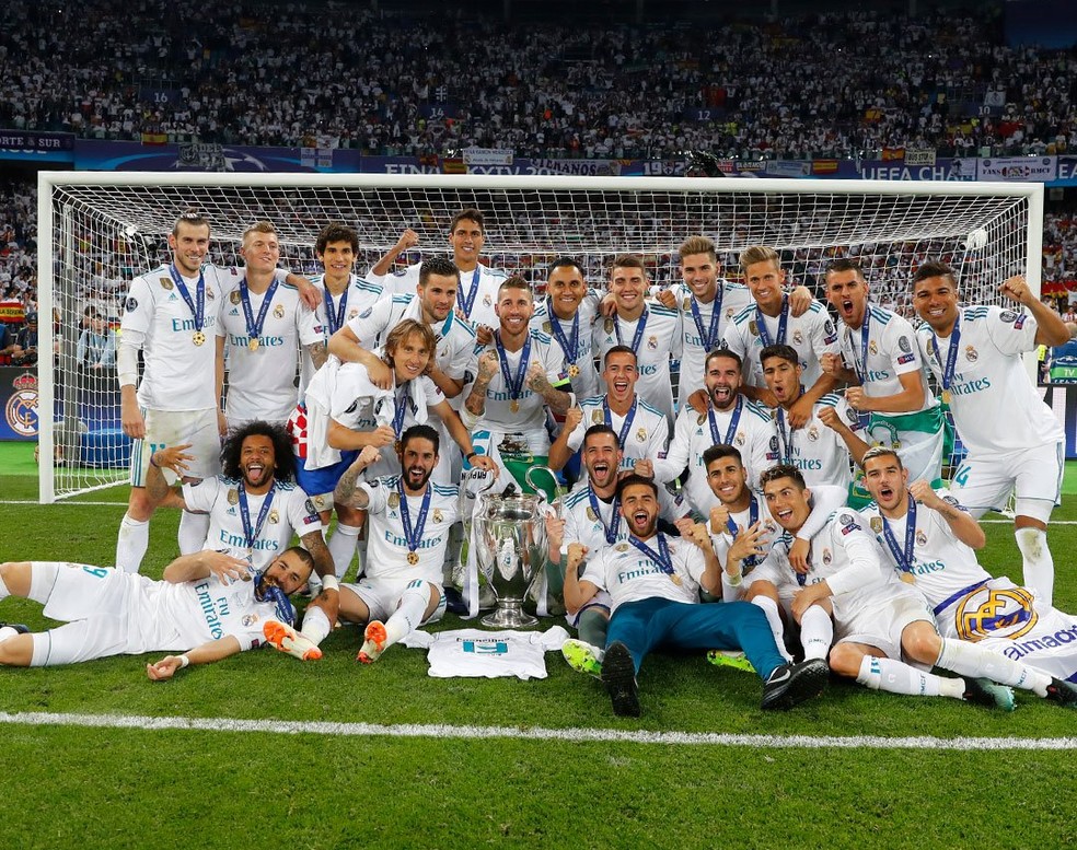 Atual campeÃ£o da Champions, Real Madrid seria um dos fundadores da Superliga â€” Foto: ReproduÃ§Ã£o / Twitter