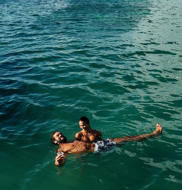 Lais Ribeiro e Joakim Noah, seu noivo (Foto: Reprodução / Instagram)