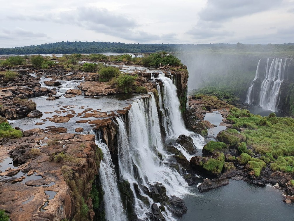 O Parque Nacional do Iguaçu está fechado desde o dia 18 de março por causa do novo coronavírus — Foto: Cassiano Rolim/RPC
