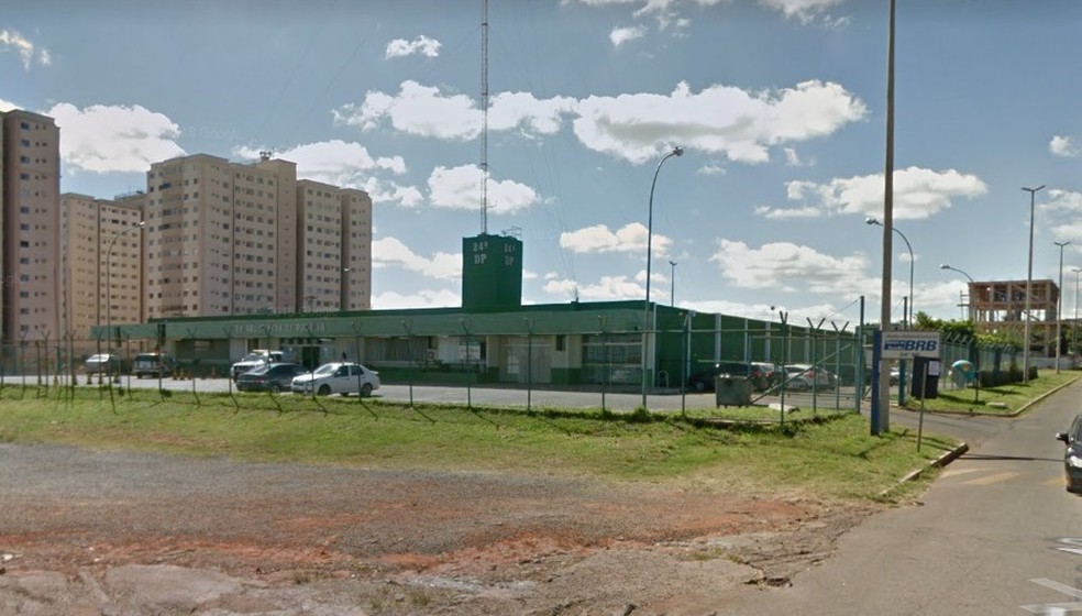 Fachada da 24ª Delegacia de Polícia, de Ceilândia – região administrativa do DF — Foto: Foto: Google/Reprodução