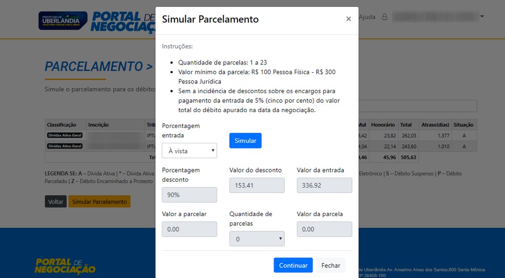 Novo Refim Entra Em Vigor Para Descontos Em Dividas Com A Prefeitura De Uberlandia Triangulo Mineiro G1