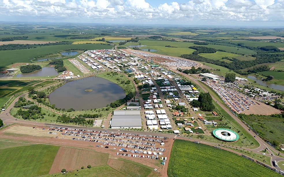 Parque da Expodireto em N&atilde;o-Me-Toque (Foto: Divulga&ccedil;&atilde;o/Assessoria de Imprensa Cotrijal)