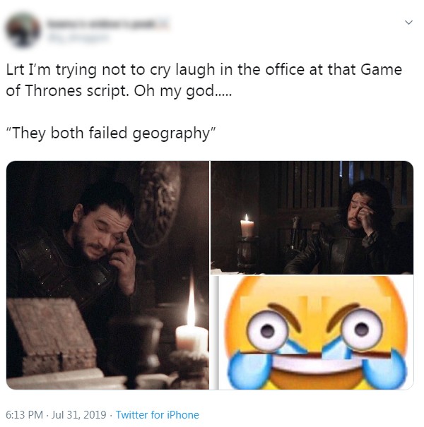 Fãs comentam script de episódio final de Game of Thrones (Foto: Reprodução / Twitter)