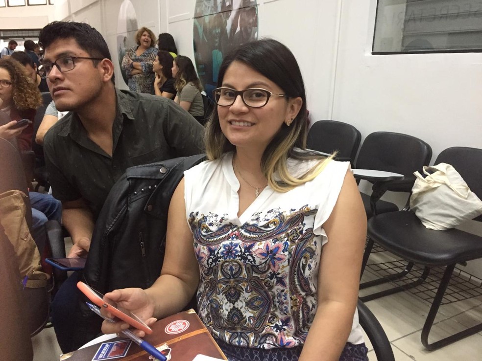 Boliviana que vai participar do Mais Médicos em São Paulo — Foto: Paula Paiva Paulo/G1 