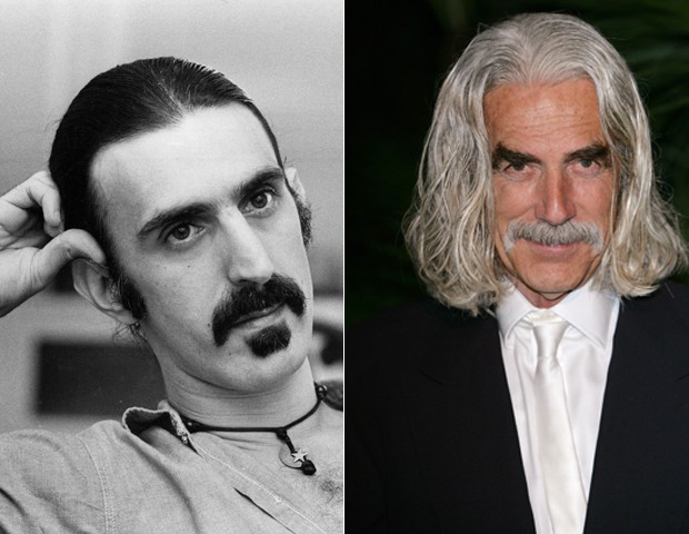 Frank Zappa e Sam Elliot (Foto: Getty Images)