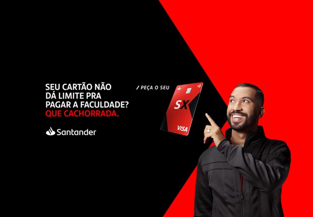 Gil do Vigor em campanha do Santander (Foto: Divulgação)
