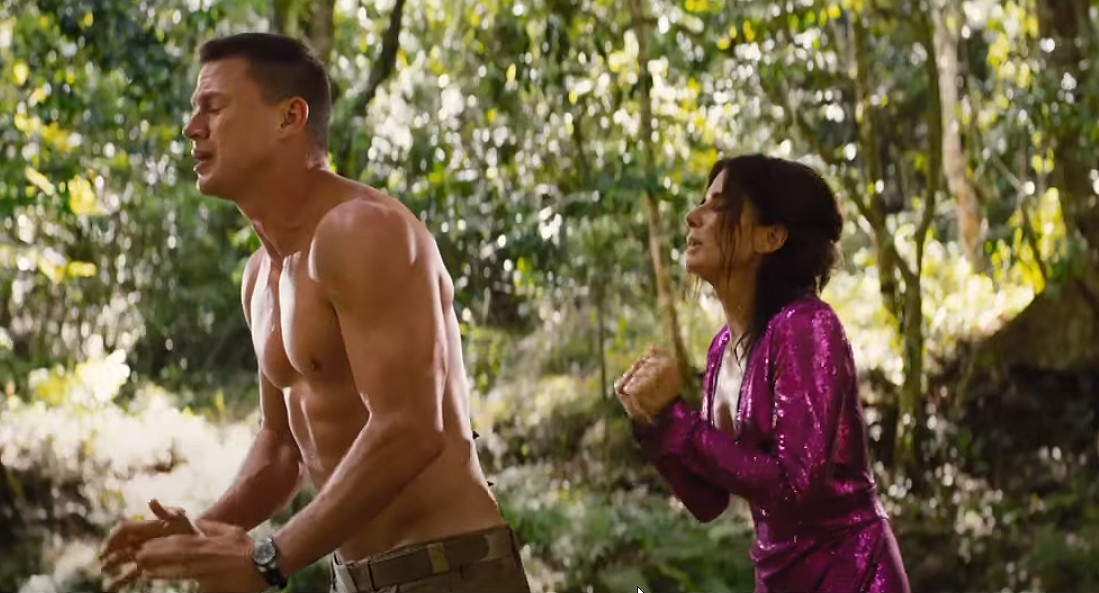 Channing Tatum e Sandra Bullock no filme Cidade Perdida (2022) (Foto: reprodução)
