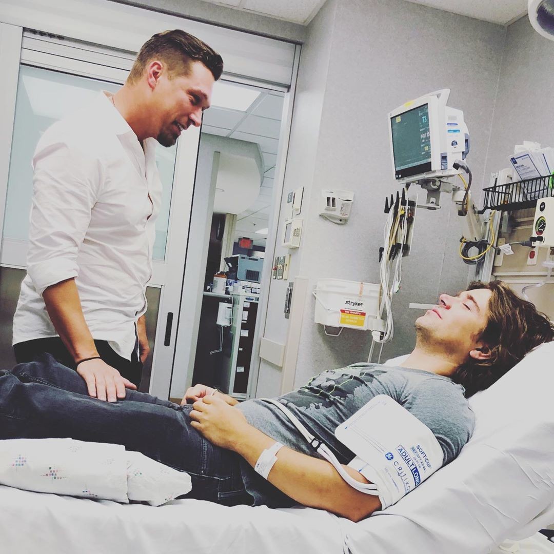 Zachary Hanson hospitalizado após acidente de moto (Foto: Reprodução/Instagram)