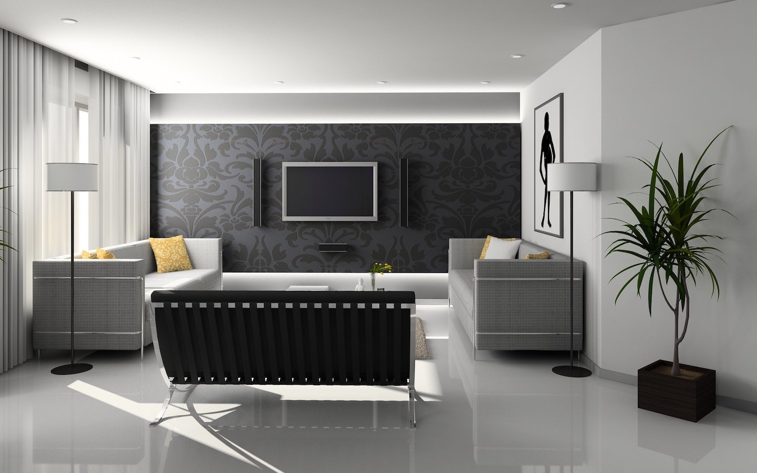 A TV pode ser considerada um item de decoração da casa! (Foto: Pexels / Pixabay / CreativeCommons)