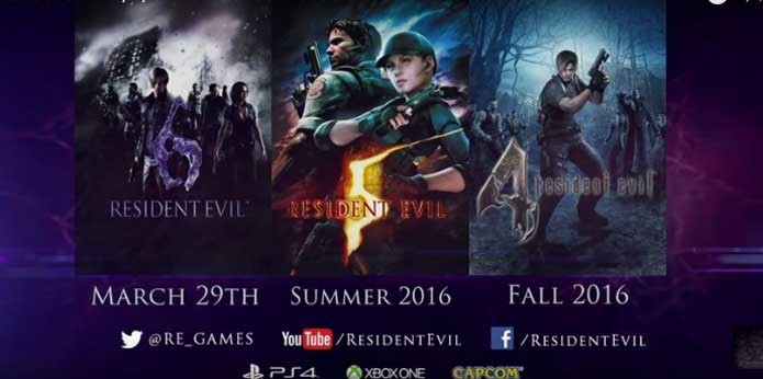 Resident Evil 4, 5 e 6 chegam ao Xbox One e PS4 (Foto: Divulgação/Capcom)