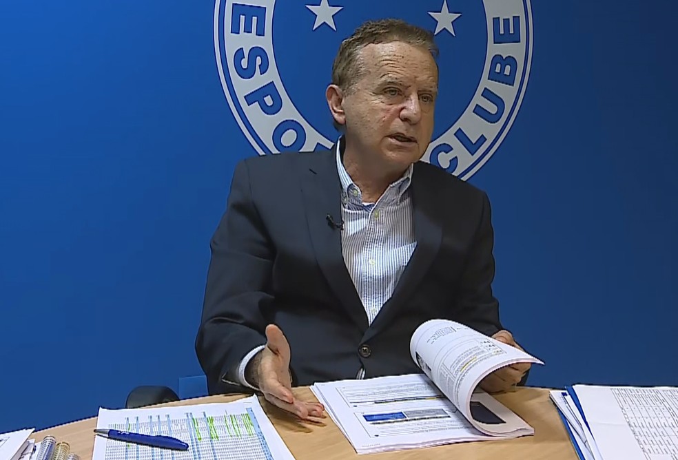 Vittorio Medioli, CEO do Cruzeiro — Foto: Reprodução/TV Globo