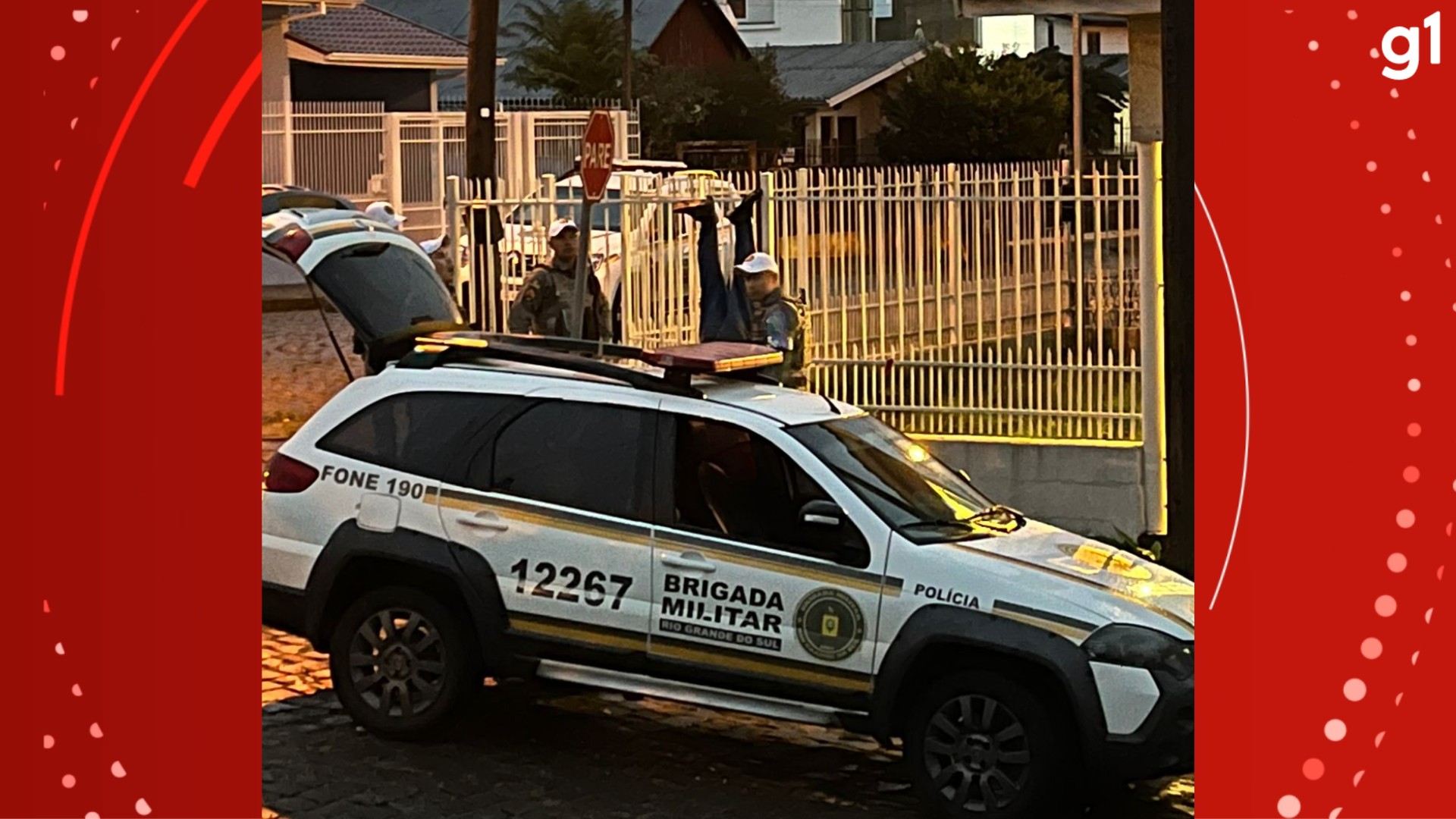 Homem fica preso de cabeça para baixo em grade ao tentar furtar casa em Vacaria, diz polícia