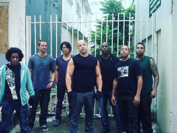 A foto publicada pelo ator Ludacris em solidariedade a Vin Diesel (Foto: Instagram)
