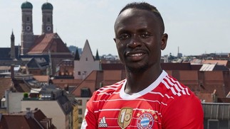  Sadio Mané foi do Liverpool para o Bayern de Munique por 32 milhões de euros (R$ 169 milhões) — Foto: Bayern/Divulgação