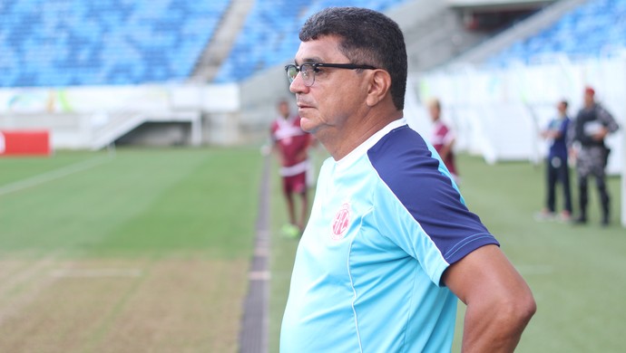 América-RN - Flávio Araújo, técnico (Foto: Fabiano de Oliveira/GloboEsporte.com)