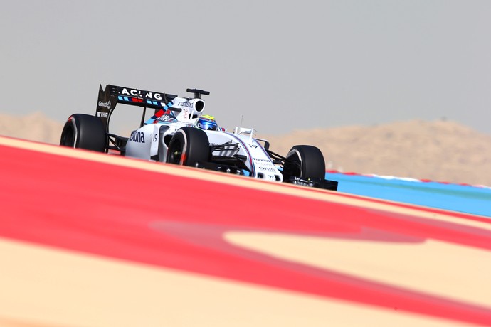 Felipe Massa, da Williams, no 1 treino livre para o GP do Bahrein (Foto: AFP)