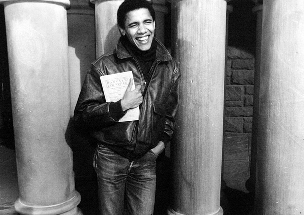 UNSPECIFIED  :  Barack Obama as student at Harvard university, c. 1992  (Photo by Apic/Getty Images) (Foto: Getty Images)