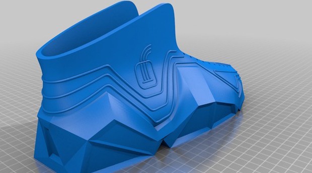 O tênis pode ser produzido por impressoras 3D comuns  (Foto: Divulgação)