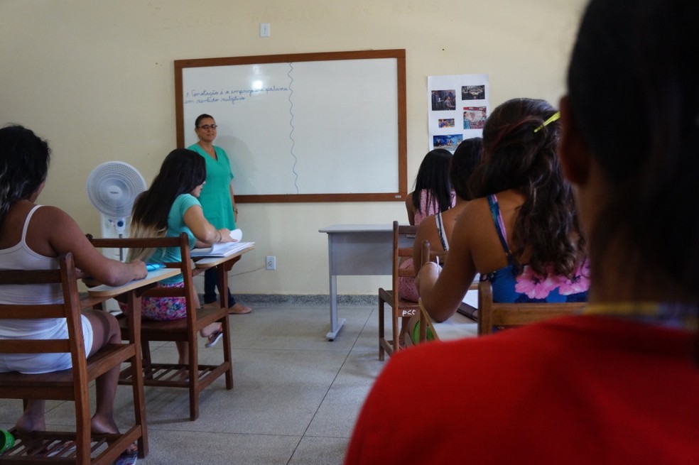 Na unidade feminina, presas já conseguem conviver em ambientes comuns  — Foto: Elenilson Oliveira/Arquivo pessoal 