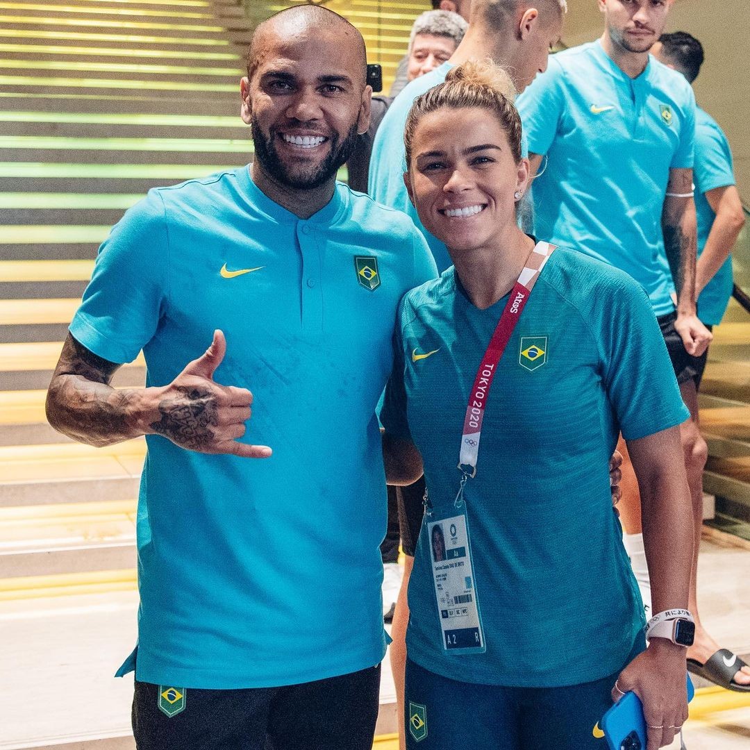 Tamires e Daniel Alves (Foto: Reprodução/Instagram)