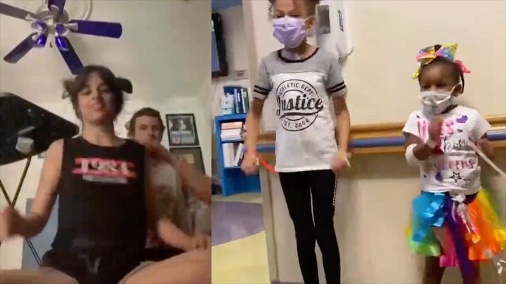Camila Cabello e Shawn Mendes fazem show na web para pacientes de hospital infantil (Foto: Reprodução/Instagram)