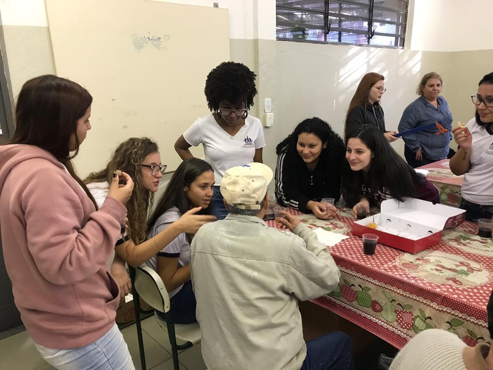Atividade fez parte de projeto de escola integral para formação da autonomia dos alunos — Foto: Arquivo pessoal