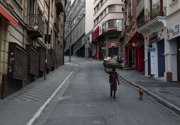 Morador de rua (Foto: Reuters / Amanda Perobelli )