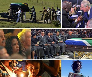 Veja 130 imagens do adeus ao 
líder sul-africano Nelson Mandela (AP/AFP/Reuters)