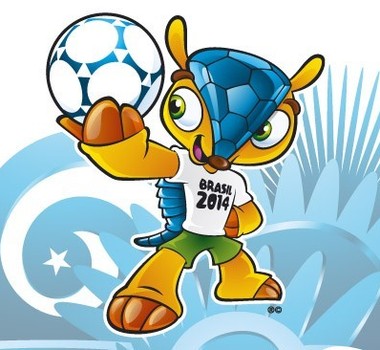 O tatu-bola Fuleco é o mascote da Copa do Mundo de 2014 (Foto: Divulgação)