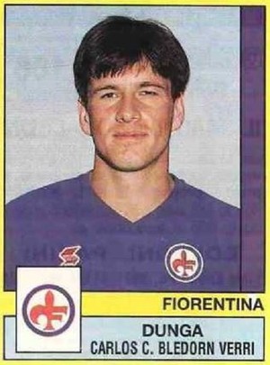 Figurinha Dunga Fiorentina 1989/1990 (Foto: Reprodução)