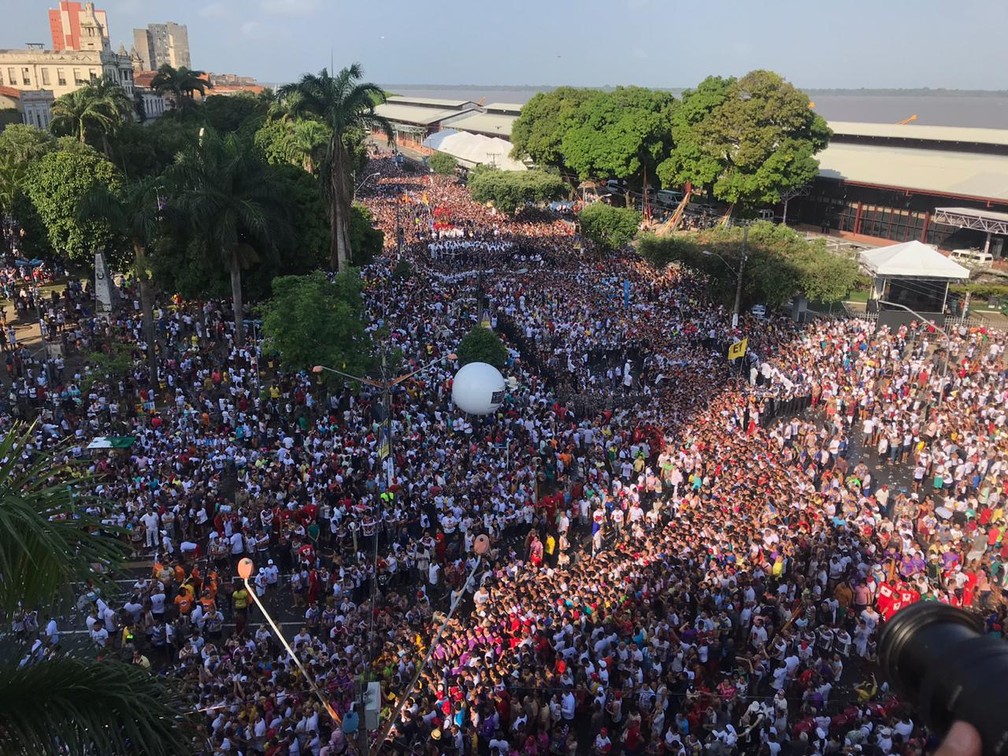 Círio 2019 - Imagens áereas da procissão — Foto: Tarso Sarraf/Arquivo Pessoal