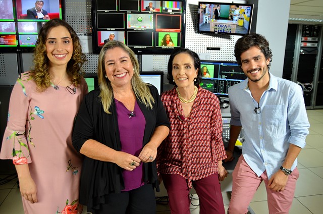 Carol Rocha, Katy Navarro, Vera Barroso e Bruno Barros (Foto: Bruno Ribeiro/ TV Brasil)