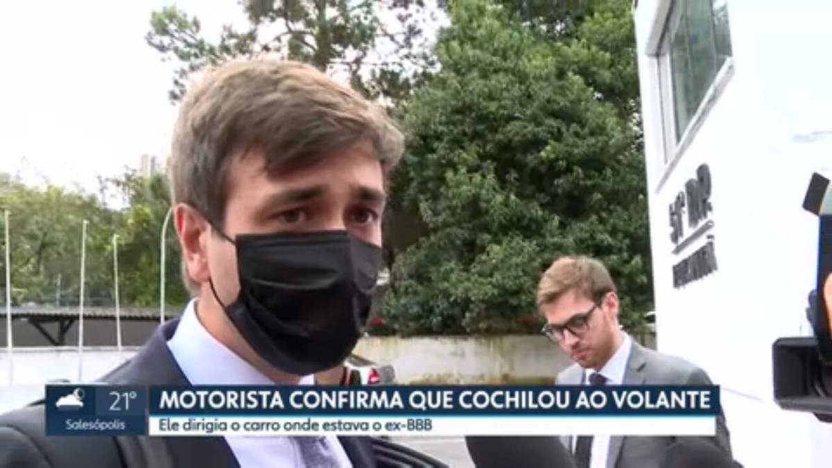 Motorista de aplicativo que leva o ex-BBB Rodrigo Mussi reafirma à polícia que cochilou ao volante |  São Paulo