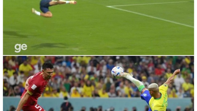 Richarlison marca golaço na estreia na Copa do Mundo
