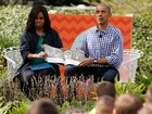 Casal Obama lê livro para crianças em evento de Páscoa na Casa Branca