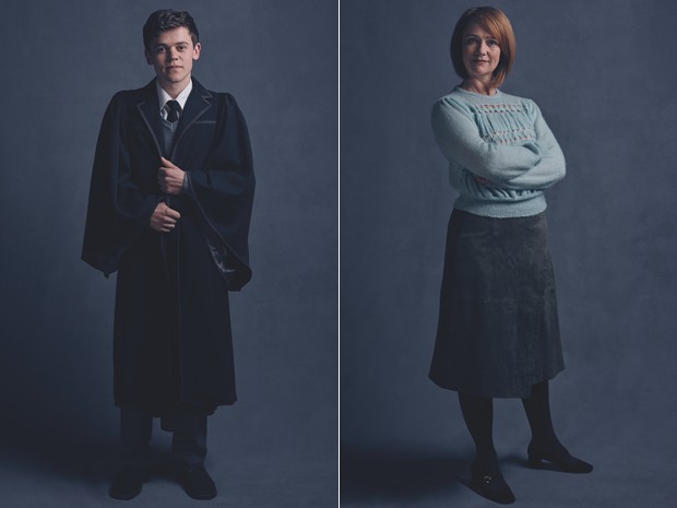 Sam Clemmett (Albus Severus Potter) e Poppy Miller (Gina Potter) da peça 'Harry Potter and the Cursed Child' (Foto: Divulgação/Harry Potter Theatrical Productions)
