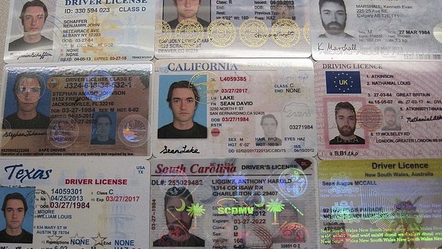 Identidades falsas usadas por Ross Ulbricht, criador do site Silk Road (Foto: U.S. Government, Federal Bureau of Investigation via Wikimedia Commons)