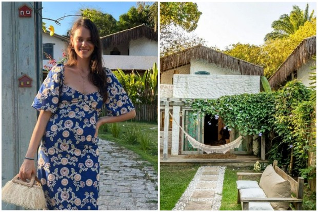 Laura Neiva se hospeda com família na Vila Rudá Trancoso (Foto: Instagram/Reprodução)