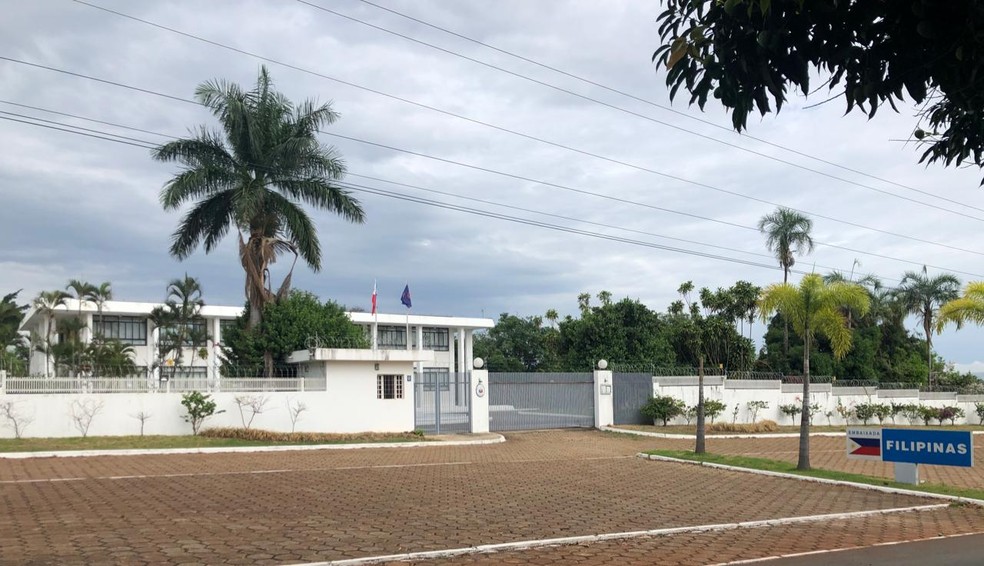 Embaixada das Filipinas em Brasília — Foto: Walder Galvão/G1 DF