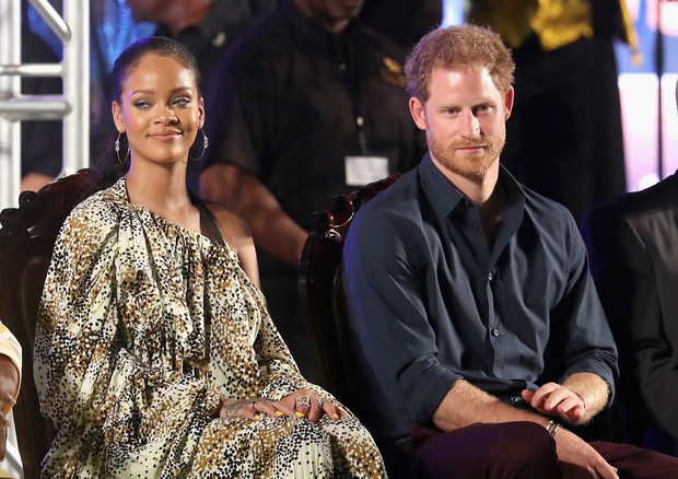 Rihanna e Príncipe Harry (Foto: Getty Images)