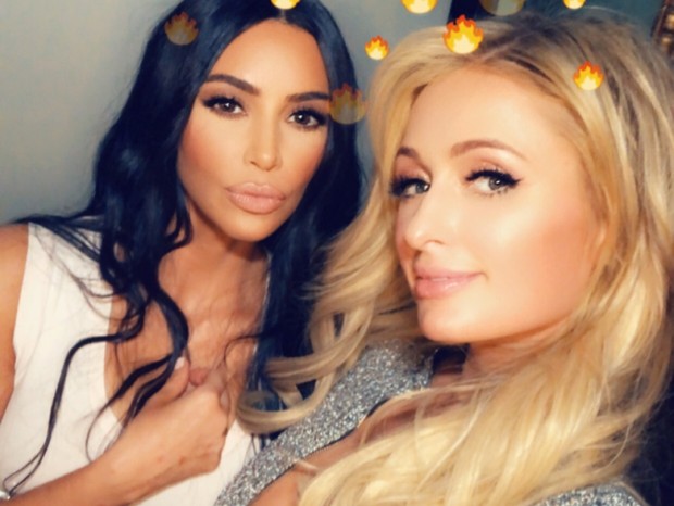 Kim Kardashian e Paris Hilton (Foto: Instagram/Reprodução)