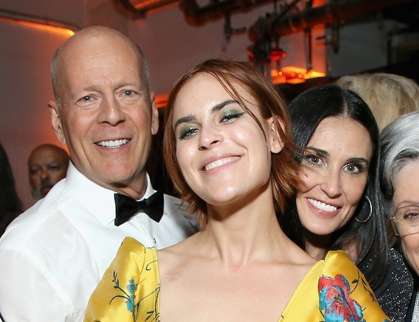 Bruce Willis, Tallulah Willis e Demi Moore (Foto: Getty Images)