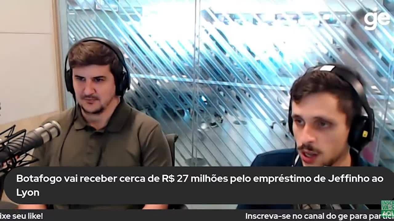 Fred Huber e Giba Perez debatem ida de Jeffinho para o Lyon