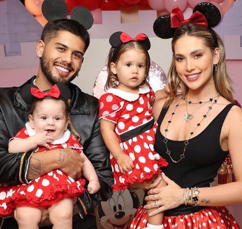 Zé Felipe e Virginia Fonseca celebram 5 meses de Maria Flor — Foto: Instagram
